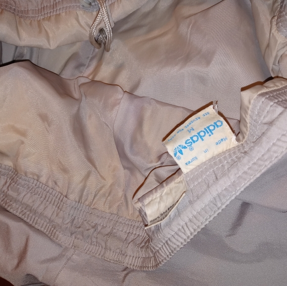 Vintage 80's Adidas Windbreaker Jacket and Pants Medium Red Silver Used. - Picture 12 of 15
